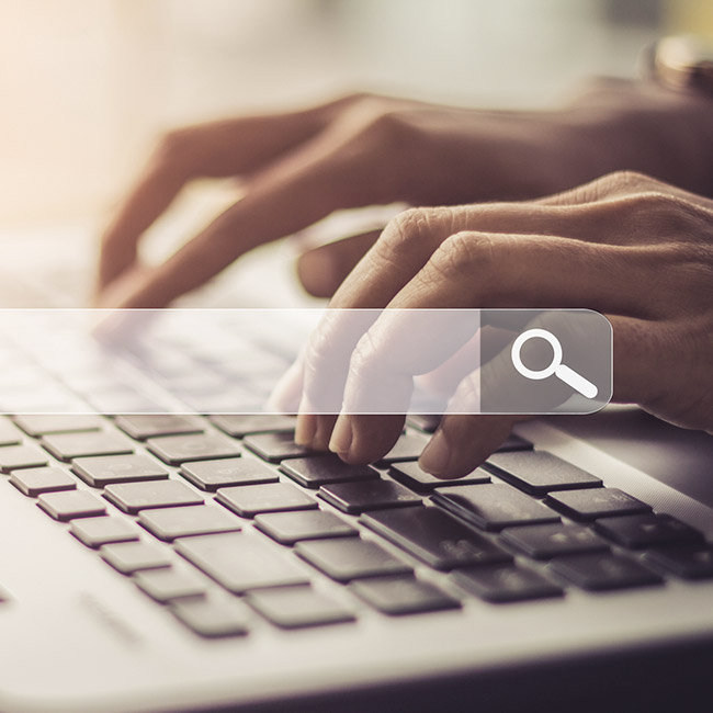 Searching online