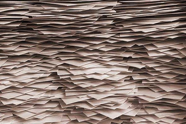 drowning in paperwork