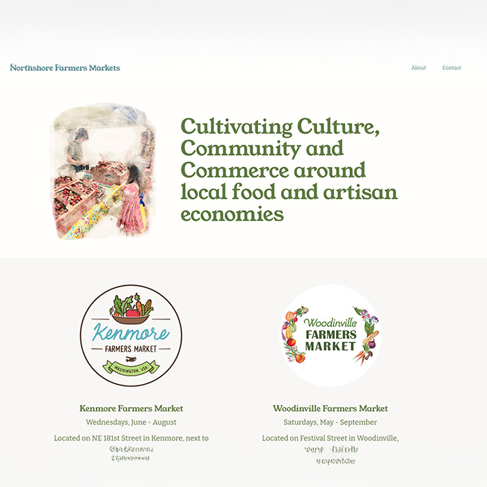 WFMBLogSlider-4 sample of website layout for Northshore Farmers Markets