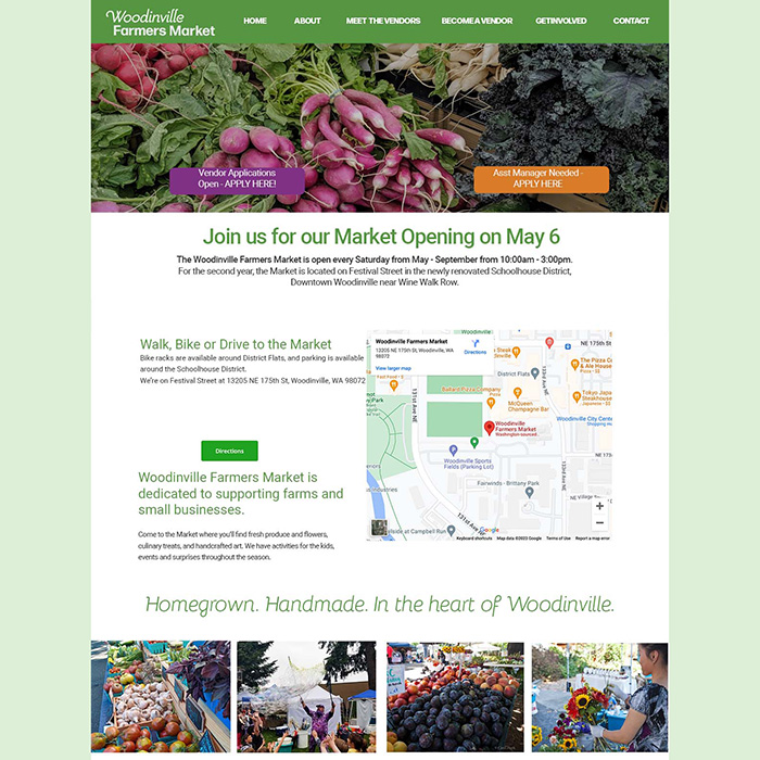 WFMBLogSlider-7 sample of the Woodinville Farmers Market website redesign