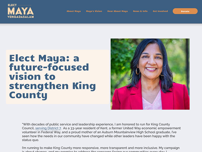 Maya Vengadasalam for King County